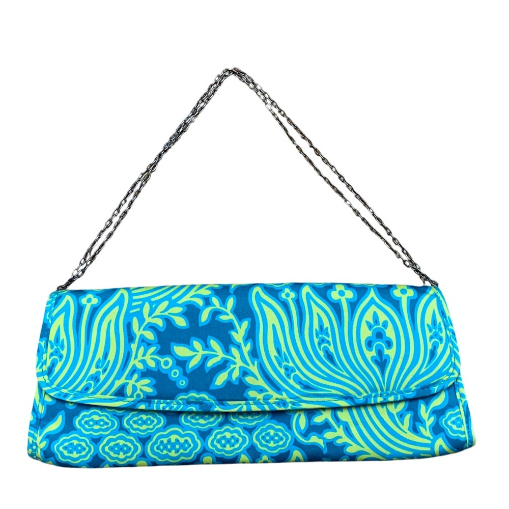 Women’s Amy Butler for Kalencom blue & yellow Brenda Clutch